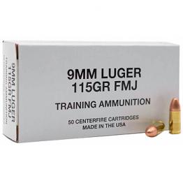 9mm Luger 115gr FMJ CCI Training Brass Ammo - 350rds in The Armory Black Python Range Bag