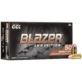 9mm Luger 115gr FMJ CCI Blazer Brass Ammo - 500rds in The Armory Tan Backpack
